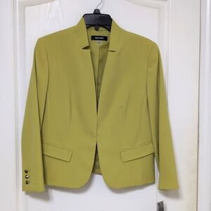 Nine West Fully Lined Blazer Jacket. Color: Safari Meadow. Sz 8. Career. Office